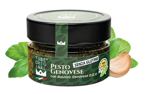 Genuesisches Pesto mit Genuesischem D.O.P Basilikum